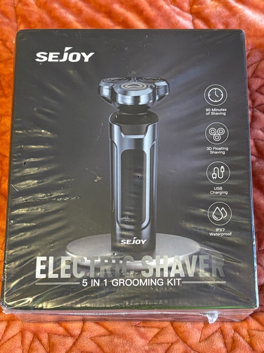 SEJOY Electric Shaver - 5-in-1 Grooming Kit
**NEW IN PACKAGING**